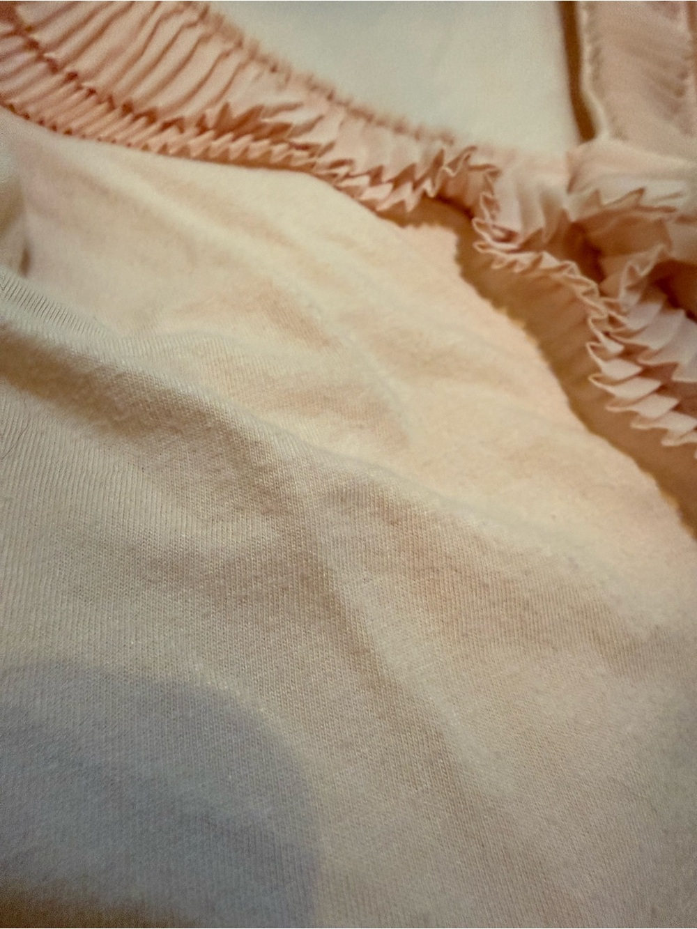 Gap Pink Ruffle V-Neck Top - Picture 6 of 6